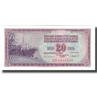 Billet, Yougoslavie, 20 Dinara, 1981, 1981-11-04, KM:88b, NEUF - Jugoslavia