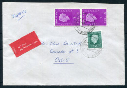1980 Netherlands Gravenhage Express Cover - Oslo Norway - Lettres & Documents
