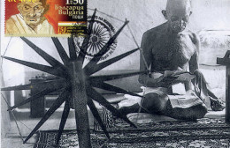 Mahatma Gandhi - 150 Years Since His Birth -  Bulgaria / Bulgarie 2019 - Maximum Card - MC - Mahatma Gandhi