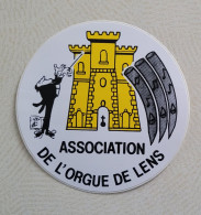 Autocollant Vintage Association De L'orgue De Lens / Chef D'orchestre - Autocollants