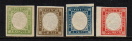 Province Napoletane 1861 - Serietta 4 Valori - Nuovi Gomma Integra - MNH** - Naples