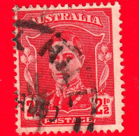 AUSTRALIA - Usato - 1942 - Definitivi Re Giorgio VI - Quarta Serie (1941-44) - King George VI (1895-1952) - 2 ½ - Oblitérés