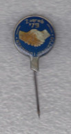 Pin Badge Anstecknadel BRATSTVO JEDINSTVO 1979 Table Tennis Club Tournament Yugoslavia Tischtennis Tennis De Table - Tafeltennis