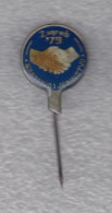 Pin Badge Anstecknadel BRATSTVO JEDINSTVO 1979 Table Tennis Club Tournament Yugoslavia Tischtennis Tennis De Table - Tennis De Table