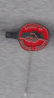 Pin Badge Anstecknadel BRATSTVO JEDINSTVO 1984 Table Tennis Club Tournament Yugoslavia Tischtennis Tennis De Table - Table Tennis