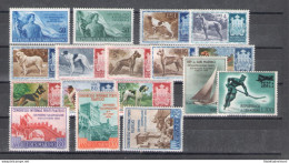 1956 San Marino , Annata Completa , Francobolli Nuovi , 17 Valori , MNH** - Komplette Jahrgänge