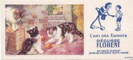 Buvard  - L°Ami Des Enfants - Réglisse Florent  - 3 Chats Jouant Avec Une Orange - Sucreries & Gâteaux