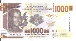 GUINEE 1000 FRANCS 2018 UNC P 48 C - Guinee