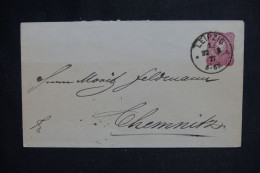 ALLEMAGNE - Entier Postal De Leipzig Pour Chemnitz En 1877 - L 150474 - Enveloppes