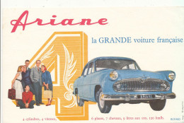 BU 2803 -  BUVARD   ARIANE  LA GRANDE VOITURE FRANCAISE - Automobil