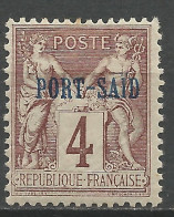 PORT-SAID N° 4 NEUF*   CHARNIERE  / Hinge  / MH - Unused Stamps