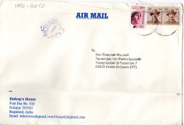 Philatelic Envelope With Stamps Sent From INDIA To ITALY - Storia Postale