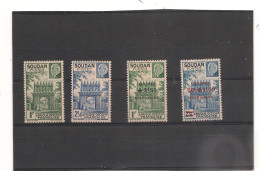 SOUDAN TAXE ANNÉES 1941/44 N°133/134* - Ungebraucht