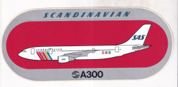 Autocollant Avion -   SCANDINAVIAN  A300 - Stickers