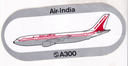 Autocollant Avion -   Air-India  A300 - Adesivi