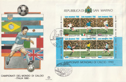 FDC SAN MARINO 1990 (XA317 - FDC