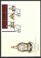 UKRAINE. N°874-82 De 2008 Sur 2 Enveloppes 1er Jour. Pendules. - Horloges