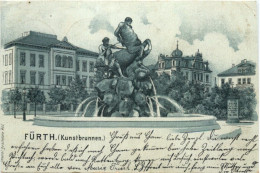 Fürth - Kunstbrunnen - Litho - Fuerth