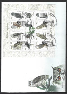 UKRAINE. N°515-26 De 2003 Sur Enveloppe 1er Jour. Rapaces Nocturnes. - Owls