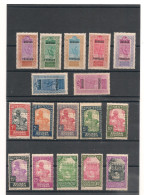 SOUDAN . ANNÉES 1927/38 N°53/88* Cote : 60 €+ - Nuevos