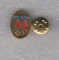 Pin Badge NOC Macedonia Olympic Games Athens 2004 Olympics Olympia National Committee - Jeux Olympiques