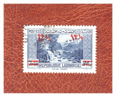GRAND  LIBAN     N ° 163  .  12  1 / 2  SUR  7 Pi  50     OBLITERE      .  SUPERBE . - Used Stamps