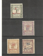 Maroc  (1911)  Timbre Taxe   N°13/16 - Postage Due