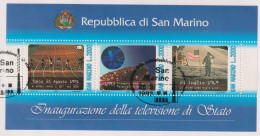 Saint Marin 1993 - Bloc  Feuillet YT 19 (o) Sur Fragment - Blocks & Sheetlets