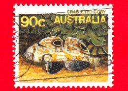 AUSTRALIA - Usato - 1985 - Pesci - Vita Marina - Ghiozzo - Crab-eyed Goby  - 90 - Gebruikt