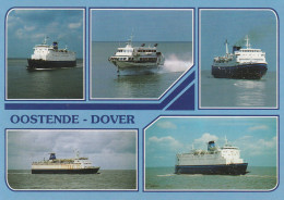 FÄHRE / Ferry / Traversier, 5 Ships, Oostende - Dover - Ferries