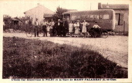 - 91 - L'auto Car Desservant Le Pileu Et La Gare De Massy-Palaiseau -   //// ALB 1 //// 26 - Rouen