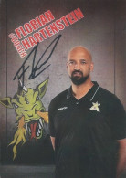 Trading Cards KK000622 - Basketball Germany Artland Dragons Quakenbrück 10.5cm X 15cm HANDWRITTEN SIGNED: Florian Harten - Habillement, Souvenirs & Autres