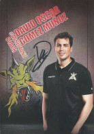 Trading Card KK000623 Basketball Germany Artland Dragons Quakenbrück 10.5x15cm HANDWRITTEN SIGNED David Oscar Gomez Muno - Kleding, Souvenirs & Andere