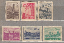 ESTONIA 1941 Germany Occupation MH(*) Mi 4-9 # Est175 - Estland