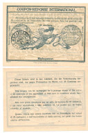 Madagascar - Coupon-réponse Type Ro4 - Oblit. Mananjary 1921 - état ** - CRI IRC IAS - Altri & Non Classificati