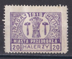 Pologne - Gouvernement Provisoire - 1919 Poste Locale Przedborz  Mi N ° 18  Neuf * Non Dentelé - Ongebruikt