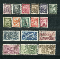 "SAARLAND" 1949, Mi. 272-288 Gestempelt (L0032) - Oblitérés