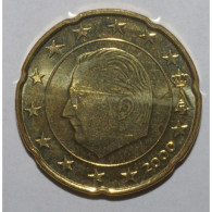 BELGIQUE - 20 CENT 2000 - ALBERT II - SPL - Belgien