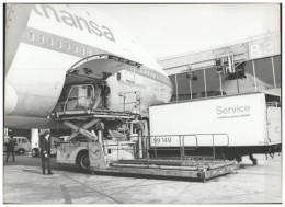 C5782/ Flughafen Flugzeug Jumbo Jet  Foto 21 X 15 Cm 70/80er Jahre - Otros & Sin Clasificación