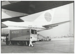 C5787/ Flughafen Frankfurt Flugzeug PAN AM Foto 21 X 15 Cm 70/80er Jahre - Autres & Non Classés