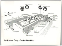 C5823/ Flughafen Frankfurt Darstellung Des Lufthansa Cargo-Center 1982 Foto  - Other & Unclassified