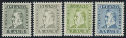 ISLAND 183-86 **, 1935, Jochumsson, Prachtsatz, Mi. 90.- - Altri & Non Classificati