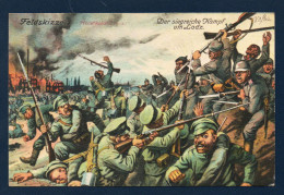 Pologne. Feldskizze. Der Siegreiche Kampf Um Lodz. Bataille De Lodz( 11 Nov.-16 Déc.1914), Illustration V.O. Stolz - Oorlog 1914-18