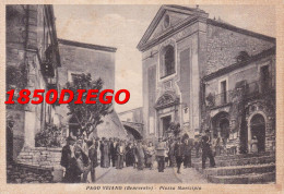 PAGO VEIANO - PIAZZA MUNICIPIO F/GRANDE VIAGGIATA  1953 BELLA  ANIMAZIONE - Benevento