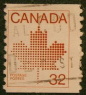 32c Maple Leaf 1983 (Mi 864 864E  YT -) Used Gebruikt Oblitere CANADA KANADA - Usati