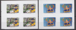 Brazil MNH Self Adhesive Set In 2 Blocks Of 4 Stamps - Posta