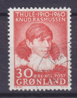 Greenland 1960 Mi. 45, 30 (Ø) Knud Rasmussen Polar Explorer - Used Stamps