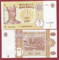 Moldavie --1 Leu  --- 2015  ---UNC--(271) - Moldova