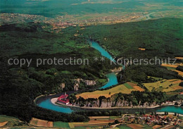 73540338 Kloster Weltenburg Fliegeraufnahme Donaudurchbruch Mit Kehlheim Und Bef - Kelheim