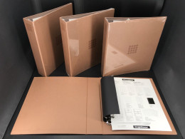 Leuchtturm Optima Pur Ringbinder Braun 4 Stück (OVP 91,80€) Neu ( - Alben Leer